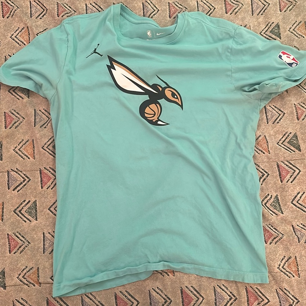 Charlotte Hornets Teal and Gold New City T Shirt